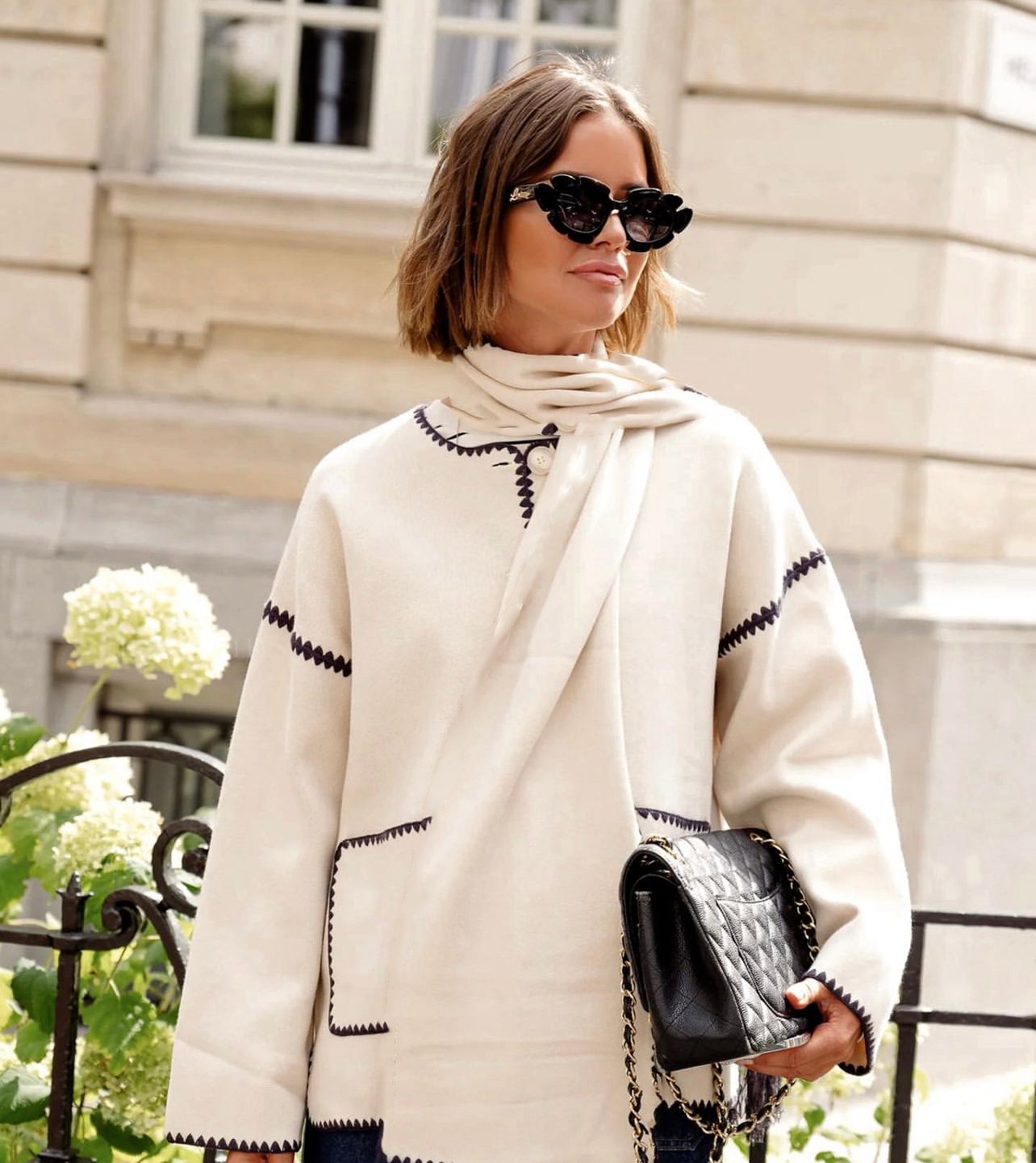 Conjunto Casaco e Cachecol Chloé